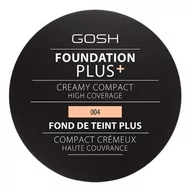 Podkłady do twarzy - Gosh Foundation Plus Creamy Compact Podkład w kompakcie 004 Natural 9g 34015-uniw - miniaturka - grafika 1