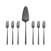 Zestawy sztućców - Zestaw widelczyków z łopatką MARIZA BLACK VILLA ITALIA - miniaturka - grafika 1