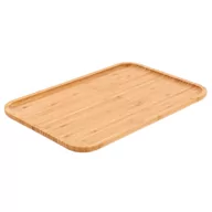 Tace i patery - Taca bambusowa śniadaniowa dekoracyjna 40 cm 11257 - miniaturka - grafika 1
