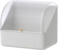 Pudełka i szkatułki - SZKATUŁKA ORGANIZER KUFEREK POJEMNIK SZAFKA NA KOSMETYKI F19 BIAŁA - miniaturka - grafika 1