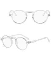 Okulary korekcyjne, oprawki, szkła - Bezbarwne Lenonki okulary zerówki do komputera z filtrem BLUE Light 25123A - miniaturka - grafika 1