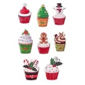 Zabawki kreatywne - Naklejki puffy muffinki - miniaturka - grafika 1
