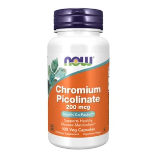 Now Foods Minerały Chromium Picolinate 100 kaps (0000003976) - Witaminy i minerały - miniaturka - grafika 1