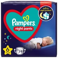Pieluchy - Pampers Night Pants pieluchomajtki rozmiar 6 19 szt. 15kg+ - miniaturka - grafika 1