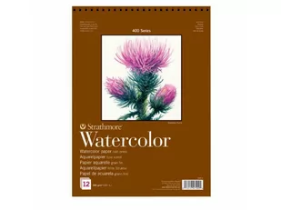 Blok Do Akwareli 400 28X38 Strathmore Na Spirali 300G, 12K - Podobrazia, bloki, papiery - miniaturka - grafika 1