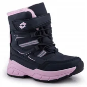 Buty dla dziewczynek - Lotto Nizina Tex K 2600370K-5948 Granatowe 34 - miniaturka - grafika 1