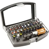 Śrubokręty - NEO-TOOLS Końcówki wkrętakowe z uchwytem 1/4 cala kpl. 32 sztuk 06-106 - miniaturka - grafika 1