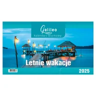 Kalendarze - Kalendarz Biurkowy 2025 - STOJĄCY GALILEO - LETNIE WAKACJE - miniaturka - grafika 1