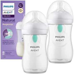 Zestaw 2X Butelka Philips Avent Responsywna Antykolkowa 260Ml Dla Dzieci1M+ - Butelki dla niemowląt - miniaturka - grafika 1
