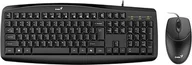 Zestawy myszka + klawiatura - Genius Smart KM-200 Copilot, zestaw klawiatura z przewodow� mysz� optyczn�, CZ/SK, przewodowa USB, czarna 31330003419 - miniaturka - grafika 1