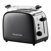 Tostery - Toster Russell Hobbs Colours Plus 2S czarny 1670 W - miniaturka - grafika 1