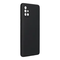 Etui i futerały do telefonów - Forcell Futerał SILICONE LITE do SAMSUNG Galaxy A71 czarny - miniaturka - grafika 1