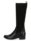 Kozaki damskie - Caprice Kozaki w kolorze czarnym - miniaturka - grafika 1