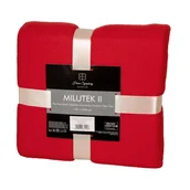Koce - Koc Polarowy Milutek 130x170 Czerwony-130x170 cm - miniaturka - grafika 1