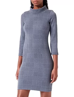Sukienki - TOM TAILOR Damski sukienka w kratę 1033784, 30691 - Grey Anthracite Check, 32 - grafika 1