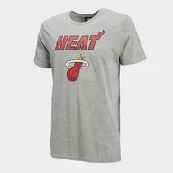 Koszulki męskie - NEW ERA T-SHIRT SS NBA TOP 6 MIAMI HEAT MIAMI HEAT LGH - New Era - miniaturka - grafika 1