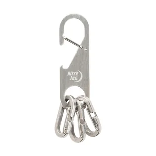 Nite Ize - Karabińczyk Z-Rack Keychain Bottle Opener - Stalowy - Srebrny - ZRB-11-R6 - Sprzęt wspinaczkowy - miniaturka - grafika 1