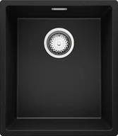 Zlewozmywaki - BRANDE SOLAR 410-45-U BLACK (czarny mat) | podwieszany - miniaturka - grafika 1