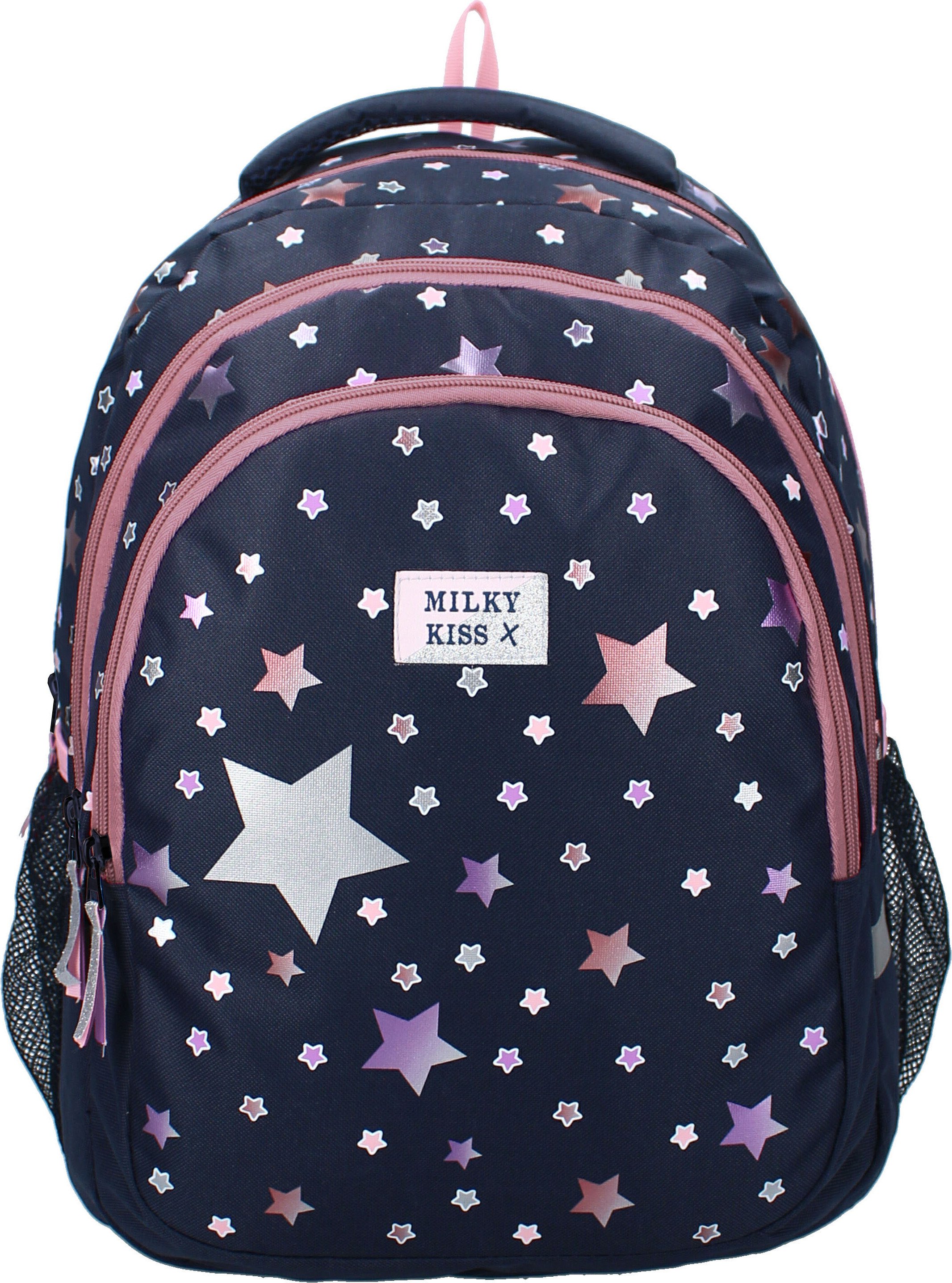 Plecak Vadobag Milky Kiss Fable World z fajnym nadrukiem gwiazdy Niebieski Jeden Rozmiar