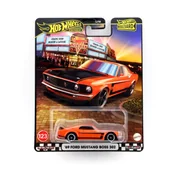 Samochody i pojazdy dla dzieci - HOT WHEELS Premium '69 Ford Mustang BOSS 302 Boulevard #123 - miniaturka - grafika 1