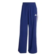 Spodnie rowerowe - adidas Kobiety ESSENTIALS 3-STRIPES LIFESTYLE WOVEN PARACHUTE PANTS, Dark Blue/White, XS - miniaturka - grafika 1