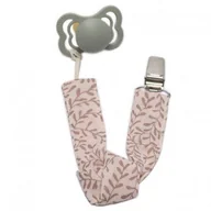 Smoczki uspokajające - Pom Pom - Zawieszka do smoczka Pacifierholder BOHO LEAF Rose - miniaturka - grafika 1