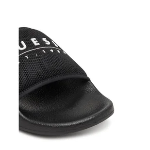 Klapki Guess FMJTOM FAB19 Czarny - Klapki i japonki męskie - miniaturka - grafika 1