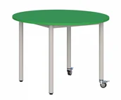Meble do szkół i przedszkoli - Stolik mobilny blat okrągły fi 90/rozmiar 4,5,6 - miniaturka - grafika 1