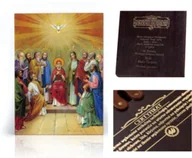 Ikony i obrazy sakralne - Ikona religijna Zesłanie Ducha Świętego - miniaturka - grafika 1