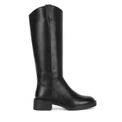 Kozaki damskie - Kozaki Jenny Fairy HY20241-1 Czarny - miniaturka - grafika 1