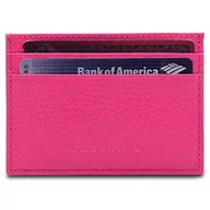 Portfele - Otto Angelino Cienki portfel z prawdziwej skóry dla mężczyzn – wiele otworów na karty kredytowe, polecenie zapłaty, banki i karty biznesowe, pieniądze i prawo jazdy – ochrona RFID (różowa) - miniaturka - grafika 1
