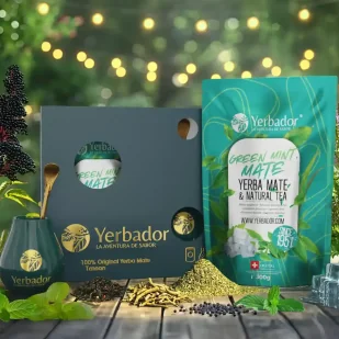 ZESTAW STARTOWY YERBA MATE - ZIELONA MIĘTA – YERBA MATE + ZIELONA HERBATA - Yerba Mate ZESTAW STARTOWY YERBA MATE - ZIELONA MIĘTA – YERBA MATE + ZIELONA HERBATA - Yerba Mate - miniaturka - grafika 1