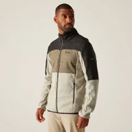 Bluzy sportowe męskie - Regatta Męski polar rozsuwany Elram Brązowy, Rozmiar: 5XL - miniaturka - grafika 1