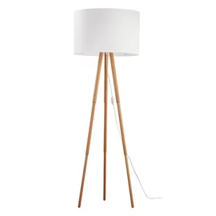 TK Lighting Lampa podłogowa na trójnogu Tokyo Biała/Sosna 5287 - Lampy stojące - miniaturka - grafika 1