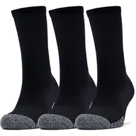 Skarpetki damskie - Skarpety męskie UNDER ARMOUR Czarne Heatgear Crew 3-pak - miniaturka - grafika 1