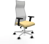 Fotele i krzesła biurowe - Krzesło Biurowe Piqueras y Crespo B2D026N Krem - miniaturka - grafika 1