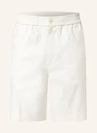 Spodenki męskie - Calvin Klein Szorty Z Dodatkiem Lnu weiss - miniaturka - grafika 1