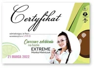 Pozostałe akcesoria kosmetyczne - Certyfikat ze szkolenia online Owocowe zdobienia na bazie Extreme by Monika Mielniczuk wersja Drukowana - miniaturka - grafika 1