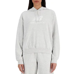 Bluza New Balance WT41504AHH - szara - Bluzy sportowe damskie - miniaturka - grafika 1