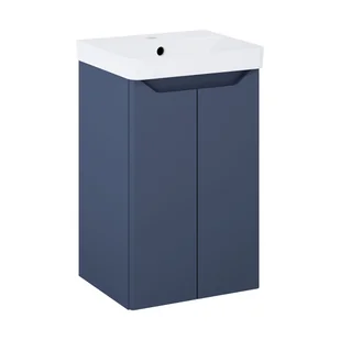 Zestaw szafka z umywalką 40.8x35.3 Moss niebieski mat - Szafki łazienkowe - miniaturka - grafika 1