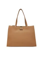 Torebki damskie - Tommy Hilfiger Torebka Th Her Tote AW0AW17191 Brązowy - miniaturka - grafika 1