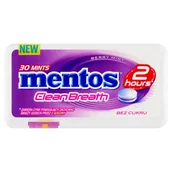 Cukierki - Mentos CleanBreath Berry Mint Odświeżające pastylki bez cukru 21 g (30 sztuk) - miniaturka - grafika 1