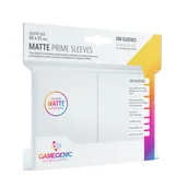 Akcesoria do gier planszowych - Gamegenic: Matte Prime CCG Sleeves 66x91mm White - miniaturka - grafika 1
