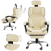 Fotele i krzesła biurowe - Fotel biurowy Artnico Seli 3.0 kremowy - miniaturka - grafika 1