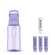 Butelki filtrujące - Butelka filtrująca Dafi SOLID 0,5 zbiornik zakrętka lavender 4 filtry - miniaturka - grafika 1