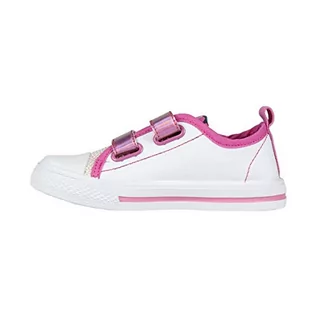 Buty dla dziewczynek - Cerdá Zapatilla Loneta Baja Minnie wysokie sneakersy dziewczęce, biały, 27 EU - grafika 1
