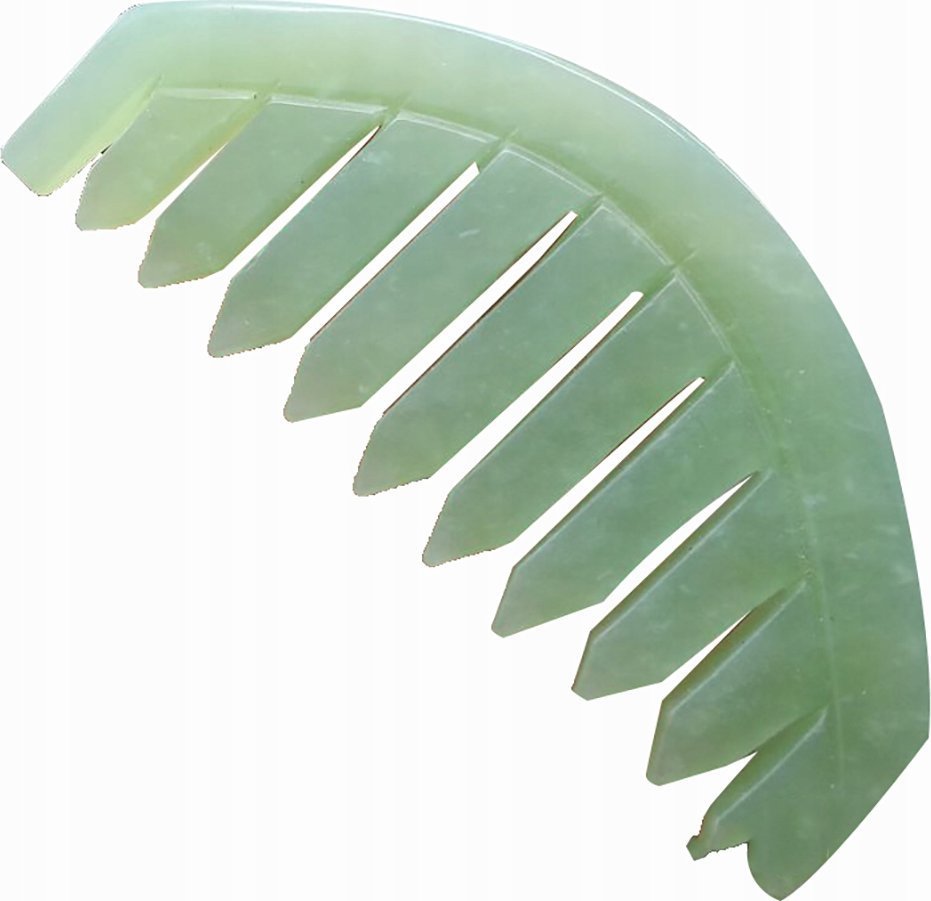 Korbi GRZEBIEŃ JADEITOWY MASAŻER JADEIT POROST WŁOSÓW