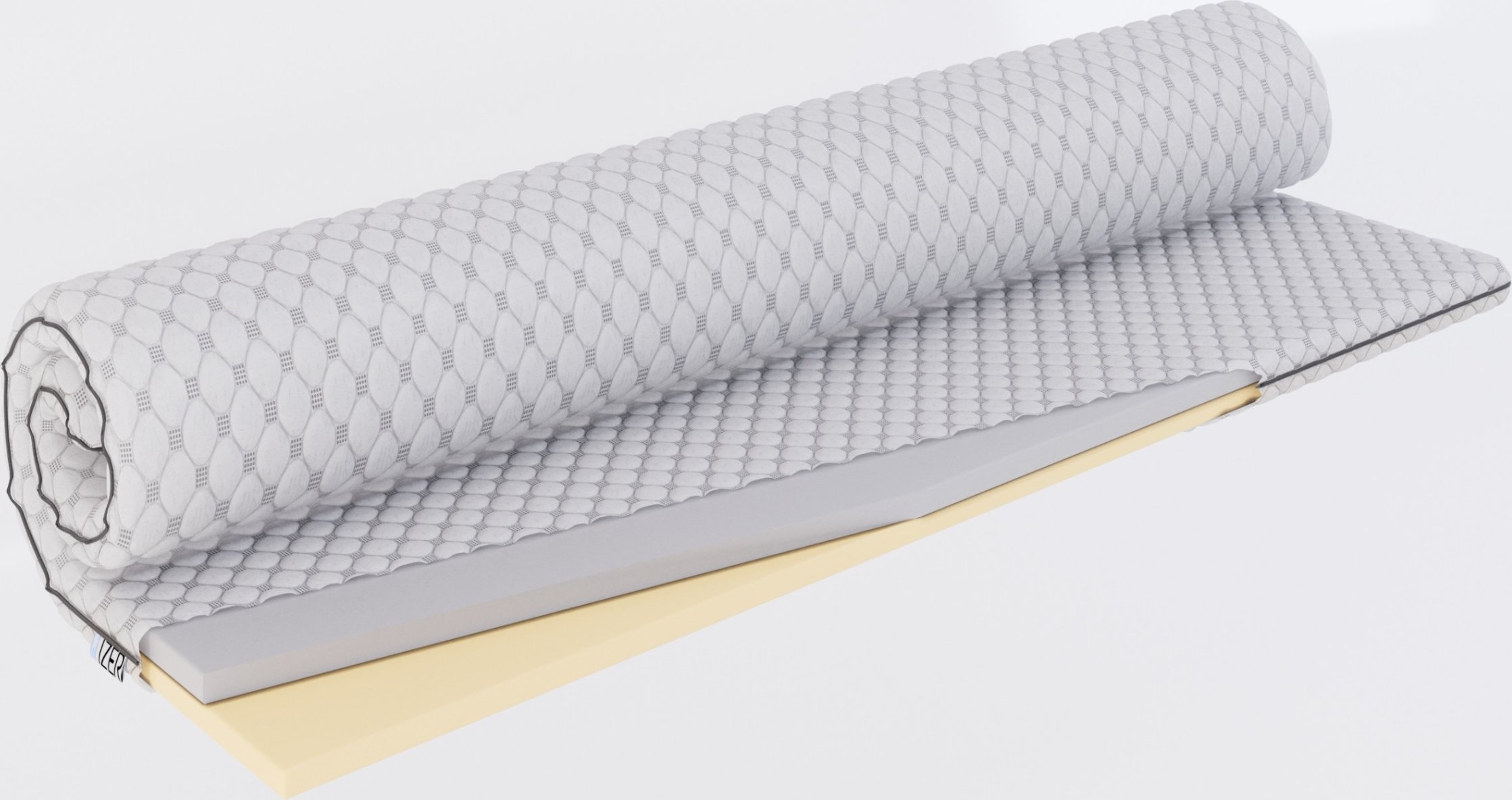 Materac nawierzchniowy Topper 6cm Materac z Visco i Pianką HR Nakładka 70x200