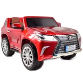 Pojazdy elektryczne dla dzieci - Import SUPER-TOYS LEXUS LX-570 CZERWONY - miniaturka - grafika 1