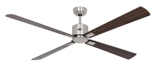 Energooszczędny wentylator sufitowy z pilotem Eco Neo III WiFi 152 cm chrom szczotkowany Łopatki orzech / wiśnia - Wentylatory sufitowe - miniaturka - grafika 1